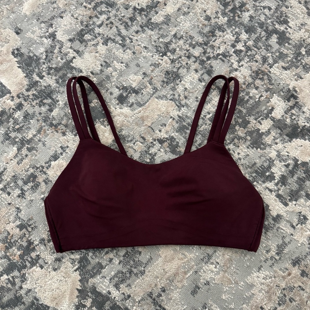 lululemon athletica Burgundy Sports Bra